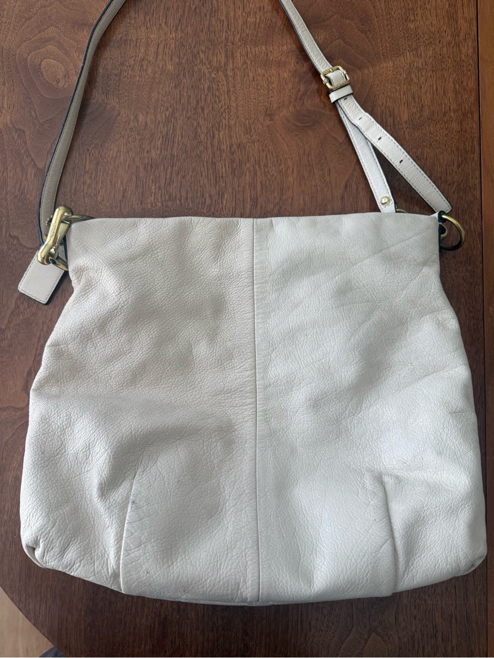 COACH Madison Isabelle Hobo Bag - Cream - Picture 4 of 7